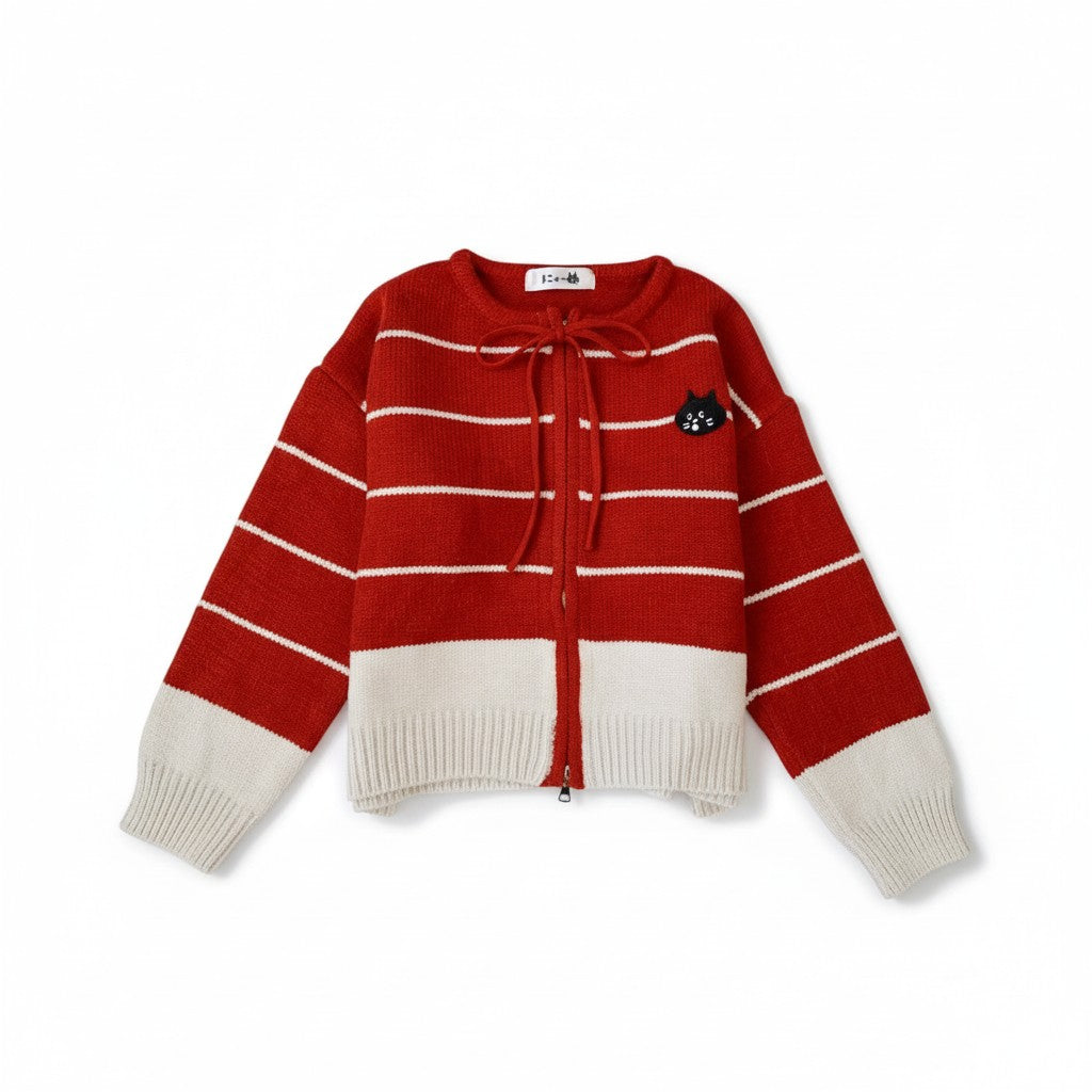 Ne-net NYA Striped Cardigan