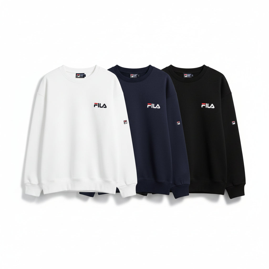 Fila Classic Crew Neck Sweatshirt (加絨 / 不加絨) - HLY & CHOCCICO