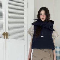 韓國直送Fleece Hooded Vest - HLY & CHOCCICO