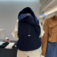 韓國直送Fleece Hooded Vest - HLY & CHOCCICO