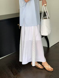 韓國直送Flowy Elegance Lace Skirt HLY & CHOCCICO