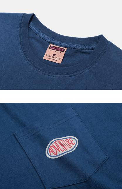 韓國直送Fluke Adventure Trucker Pocket Short Sleeve Tee - HLY &amp; CHOCCICO