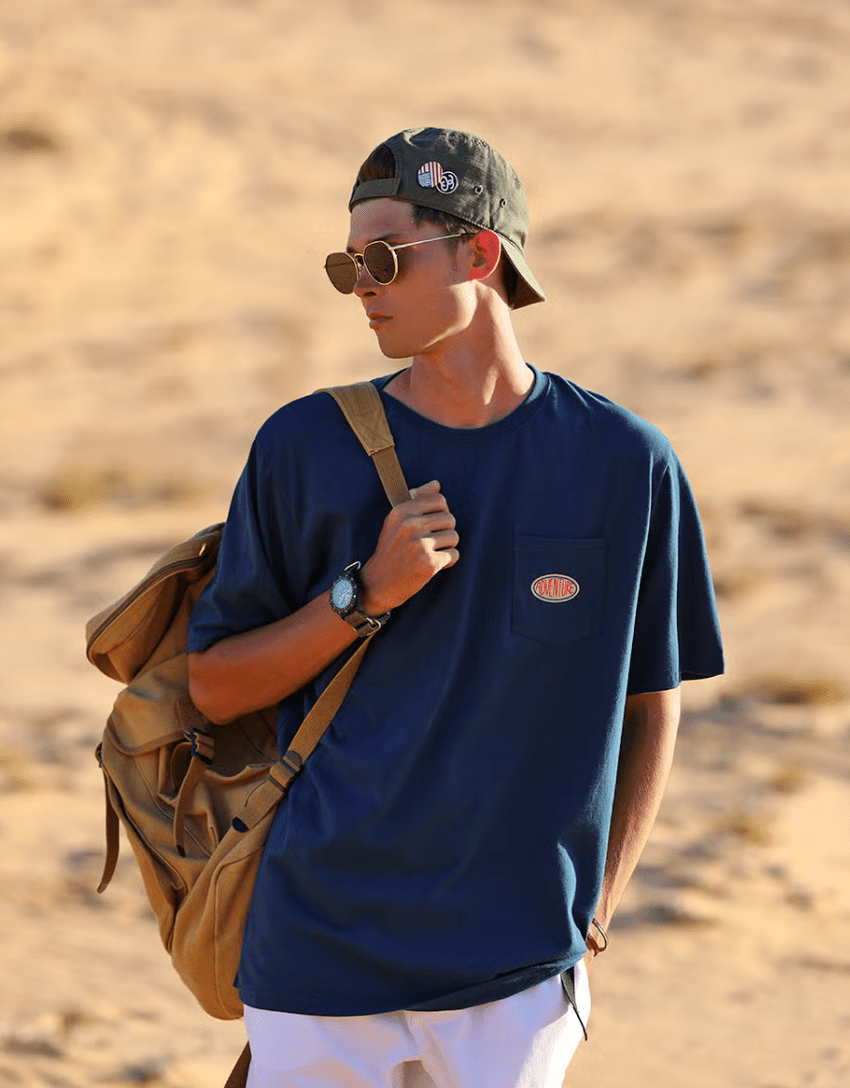 韓國直送Fluke Adventure Trucker Pocket Short Sleeve Tee - HLY &amp; CHOCCICO