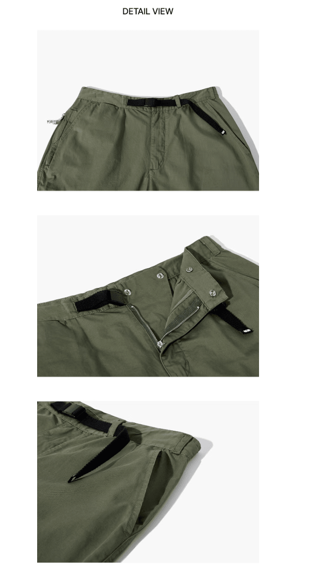 韓國直送Fluke Bandana Hidden Pocket Wide Chino Pants - HLY &amp; CHOCCICO