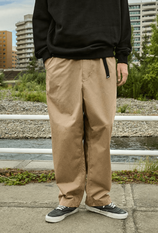 韓國直送Fluke Bandana Hidden Pocket Wide Chino Pants - HLY &amp; CHOCCICO