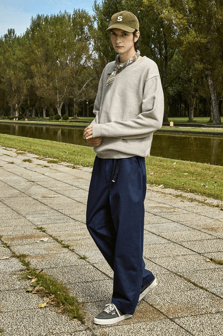 韓國直送Fluke Bandana Hidden Pocket Wide Chino Pants - HLY &amp; CHOCCICO