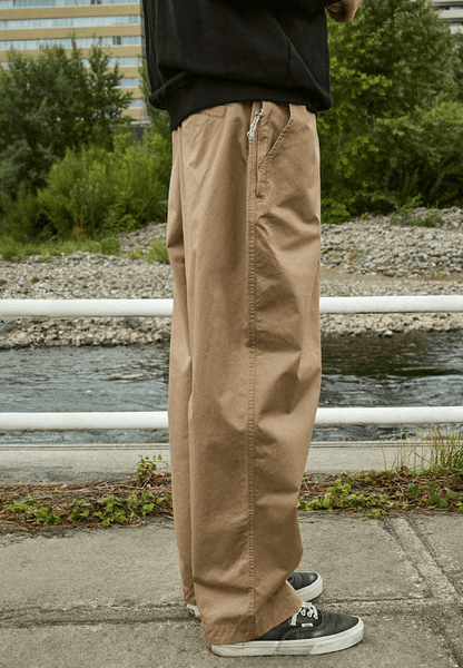 韓國直送Fluke Bandana Hidden Pocket Wide Chino Pants - HLY &amp; CHOCCICO