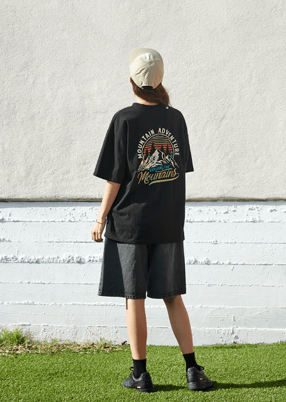 韓國直送Fluke Express Short Sleeve Tee - HLY &amp; CHOCCICO