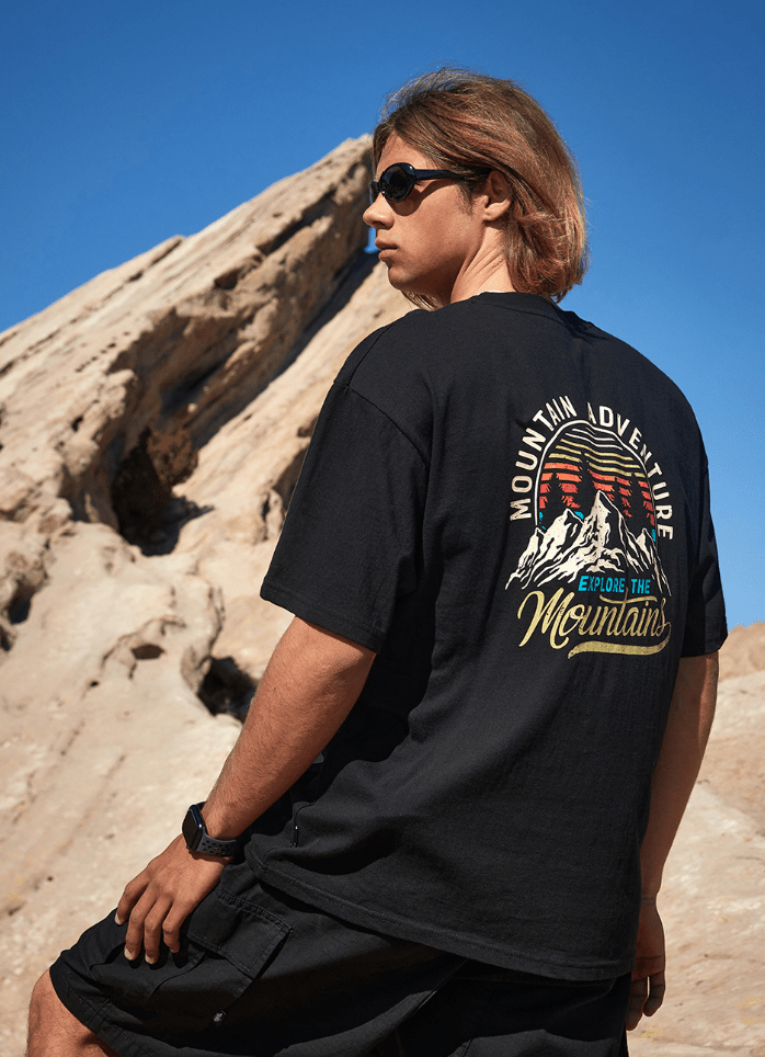 韓國直送Fluke Express Short Sleeve Tee - HLY &amp; CHOCCICO
