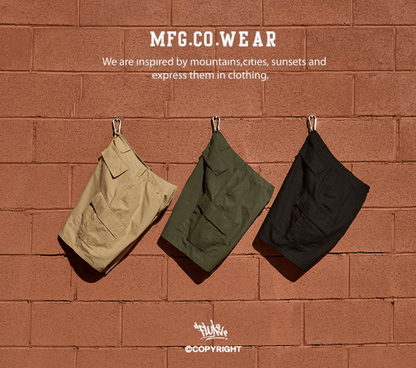 韓國直送Fluke Lipstop Cargo Half Pants - HLY &amp; CHOCCICO