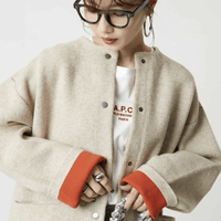 日本直送FREAK'S STORE Back Color Snap Knit Cardigan - HLY & CHOCCICO