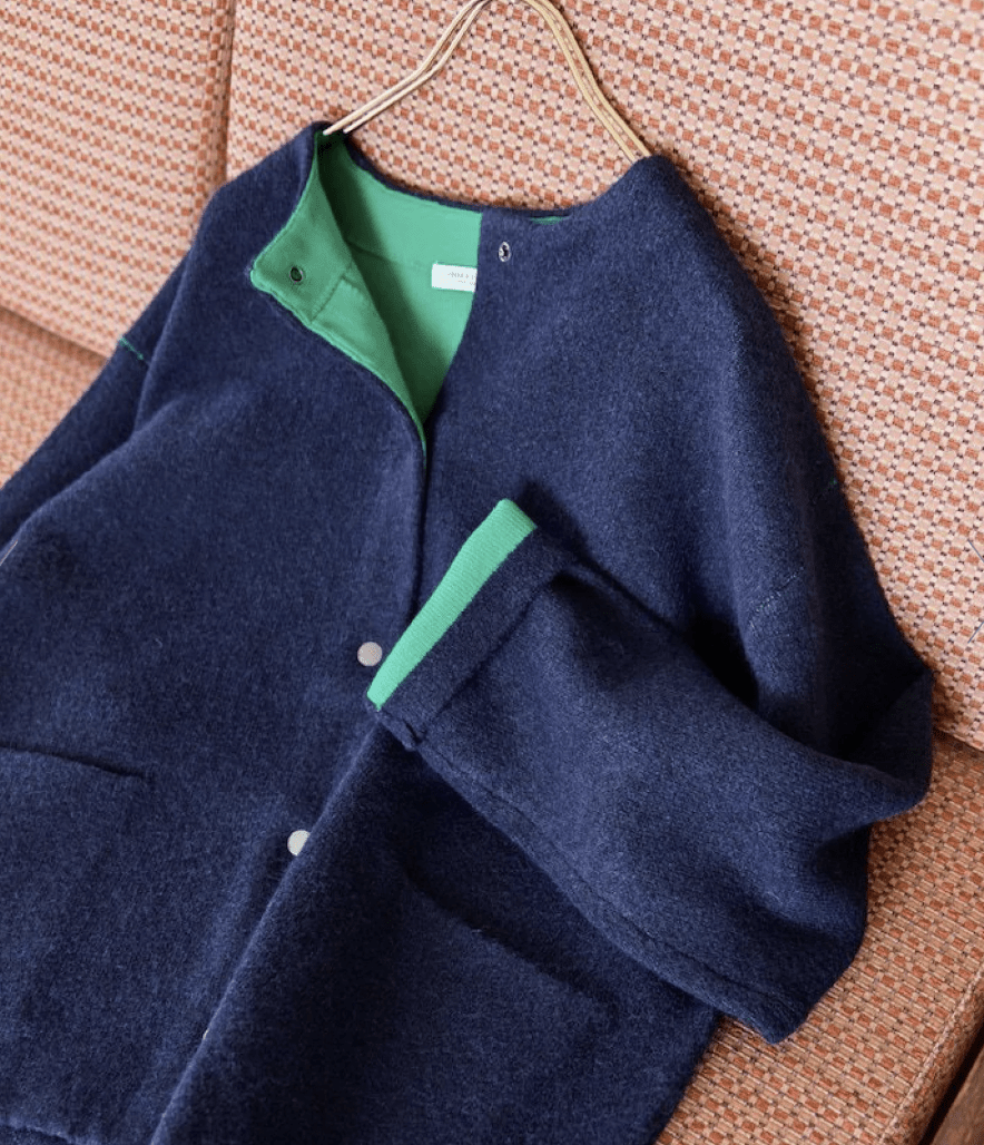 日本直送FREAK'S STORE Back Color Snap Knit Cardigan - HLY & CHOCCICO