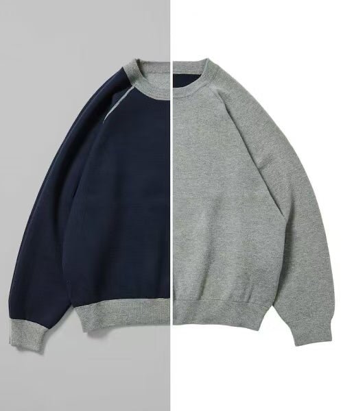 日本直送 [限量版]FREAK'S STORE Reversible Crew Neck Knit - HLY & CHOCCICO
