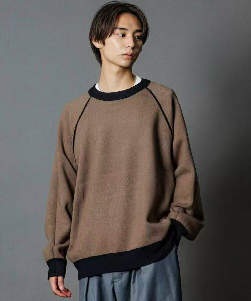 日本直送 [限量版]FREAK'S STORE Reversible Crew Neck Knit