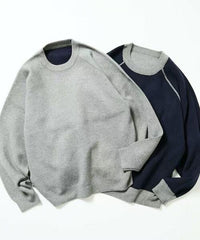 日本直送 [限量版]FREAK'S STORE Reversible Crew Neck Knit - HLY & CHOCCICO