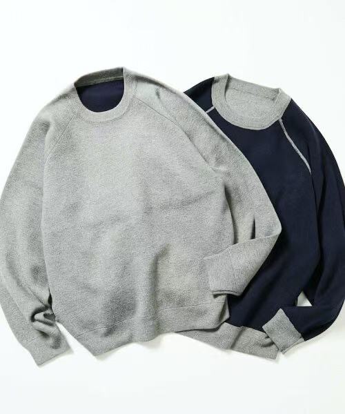 日本直送 [限量版]FREAK'S STORE Reversible Crew Neck Knit - HLY & CHOCCICO