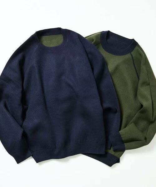 日本直送 [限量版]FREAK'S STORE Reversible Crew Neck Knit - HLY & CHOCCICO