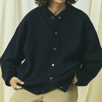 日本直送 限量版 FREAK'S STORE SweatLike Knit Crew Neck Snap Cardigan - HLY & CHOCCICO