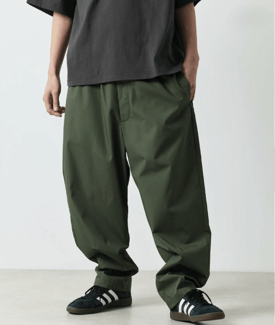 日本直送FREAK'S STORE Wide Silhouette Ankle Tuck Chef Pants