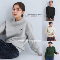 FRED PERRY logo embroidery crew neck sweatshirt HLY & CHOCCICO