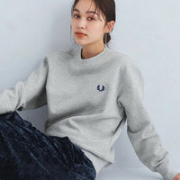 FRED PERRY logo embroidery crew neck sweatshirt HLY & CHOCCICO