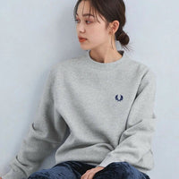 FRED PERRY logo embroidery crew neck sweatshirt HLY & CHOCCICO