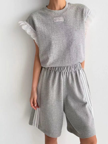 韓國直送Frill Accent Top - HLY &amp; CHOCCICO