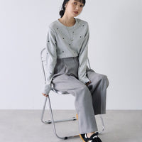 FS Mini Heart Embroidered Long Sleeve T-Shirt HLY & CHOCCICO