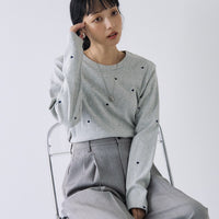 FS Mini Heart Embroidered Long Sleeve T-Shirt HLY & CHOCCICO