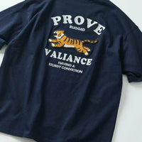 日本直送FS TIGER Big Silhouette Back Design Embroidery Crew Neck Tee HLY & CHOCCICO