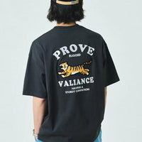 日本直送FS TIGER Big Silhouette Back Design Embroidery Crew Neck Tee HLY & CHOCCICO