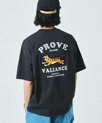 日本直送FS TIGER Big Silhouette Back Design Embroidery Crew Neck Tee HLY & CHOCCICO
