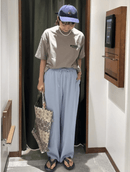 日本直送FS TIGER Big Silhouette Back Design Embroidery Crew Neck Tee HLY & CHOCCICO
