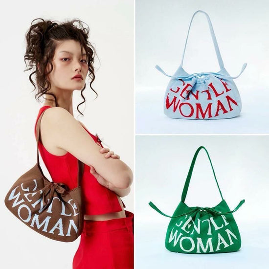 Gentlewoman knitted dumpling bag *Green is temporarily out of stock*⭐ Please note if you want a paper bag📝