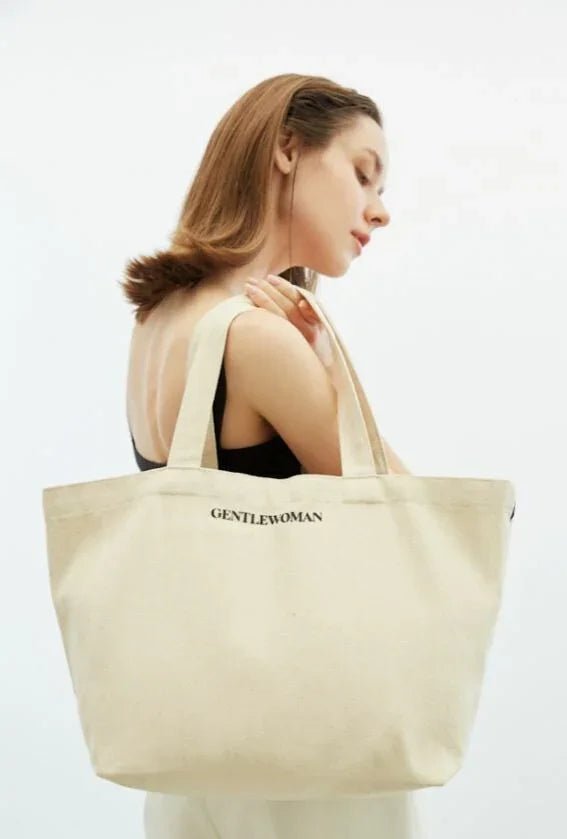 Gentlewoman Canvas Tote Bag⭐ 要紙袋請備註📝 - HLY &amp; CHOCCICO