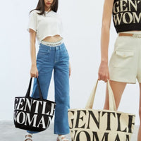 Gentlewoman Canvas Tote Bag⭐ 要紙袋請備註📝 - HLY & CHOCCICO