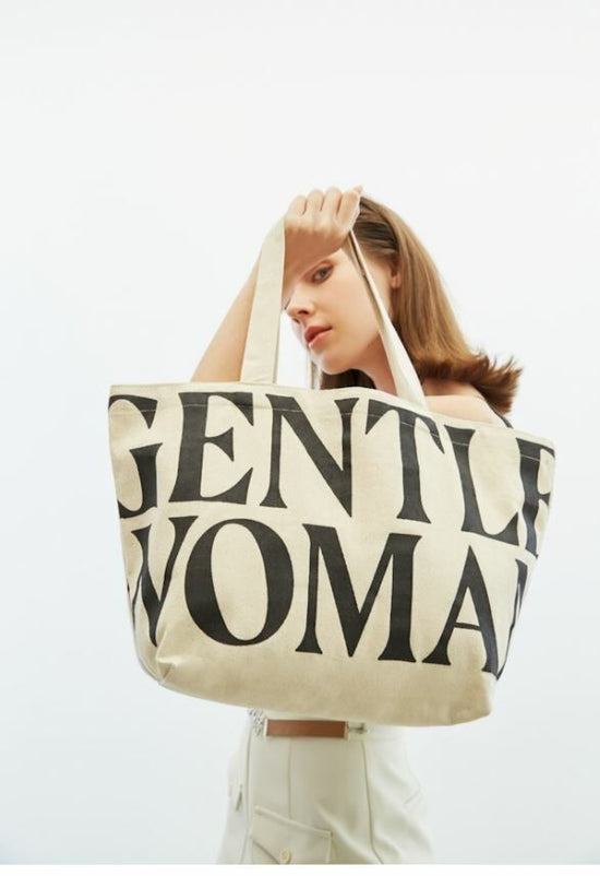Gentlewoman Canvas Tote Bag⭐ Please note if you want a paper bag📝