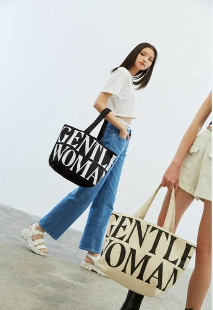 Gentlewoman Canvas Tote Bag⭐ 要紙袋請備註📝 - HLY &amp; CHOCCICO