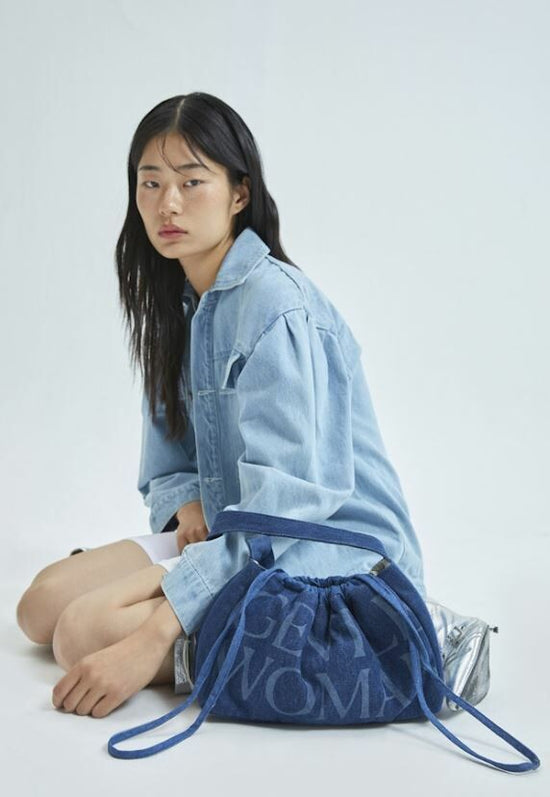 Gentlewoman Denim Dumpling Bag⭐ Please note if you need a paper bag📝