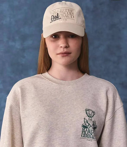 Girl x MFG Classic bear Logo Sweatshirt - HLY &amp; CHOCCICO