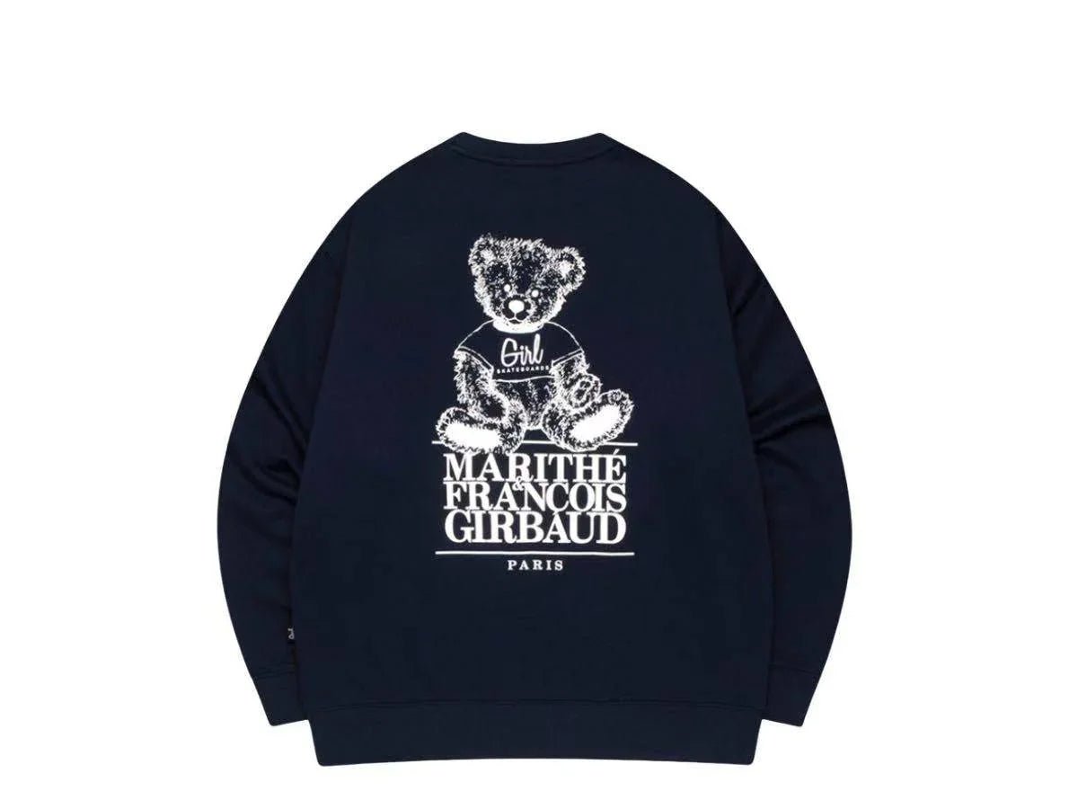 Girl x MFG Classic bear Logo Sweatshirt - HLY &amp; CHOCCICO