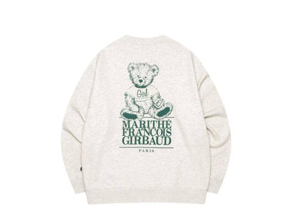 Girl x MFG Classic bear Logo Sweatshirt - HLY &amp; CHOCCICO