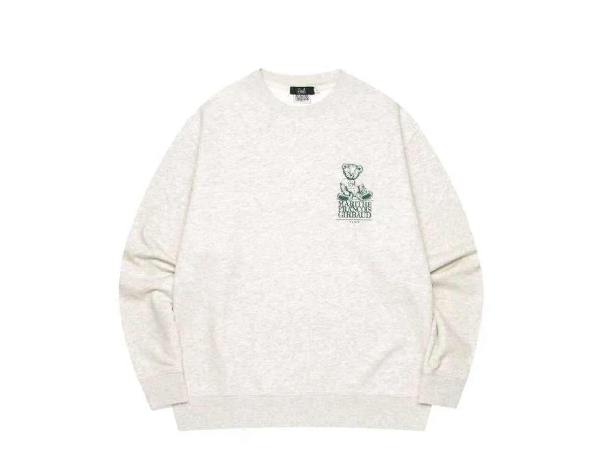 Girl x MFG Classic bear Logo Sweatshirt - HLY &amp; CHOCCICO