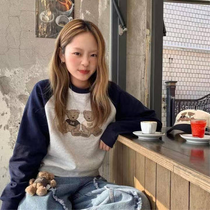 Girl x MFG Twin Bear Sweatshirt - HLY &amp; CHOCCICO