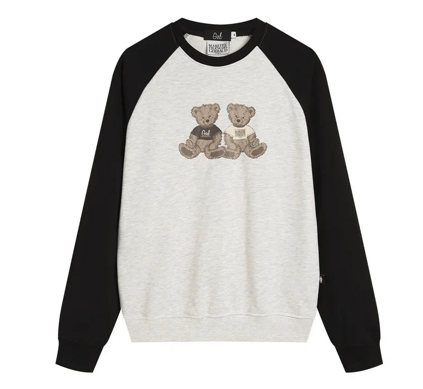 Girl x MFG Twin Bear Sweatshirt - HLY &amp; CHOCCICO