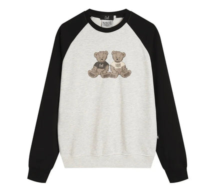 Girl x MFG Twin Bear Sweatshirt - HLY &amp; CHOCCICO