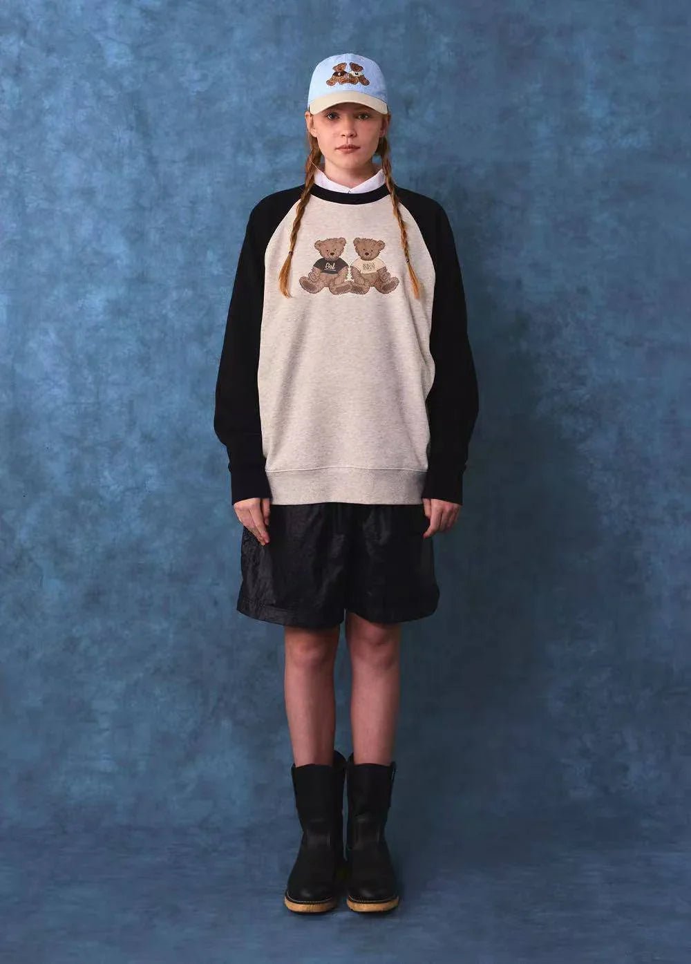 Girl x MFG Twin Bear Sweatshirt - HLY &amp; CHOCCICO