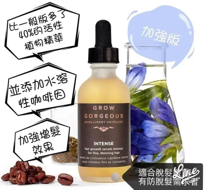 英國Grow Gorgeous強效豐盈生髮精華60ml (一般版/加強版) - HLY &amp; CHOCCICO