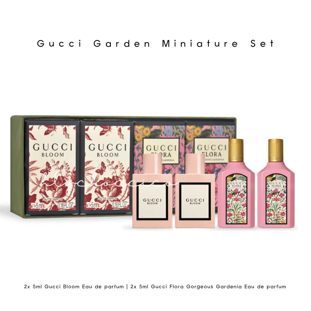 GUCCI Garden Miniature Set 迷你女士香氛套組  (免稅貨) HLY & CHOCCICO