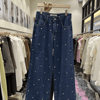韓國直送Heartfelt Denim Trousers - HLY & CHOCCICO
